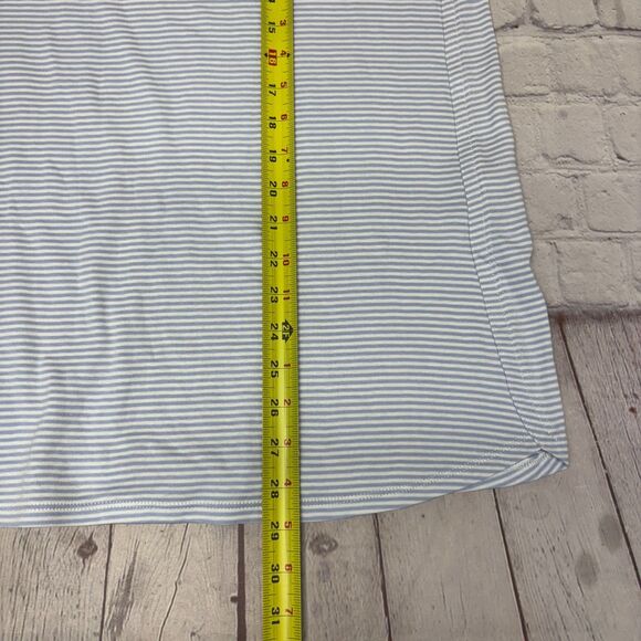 J. Jill 3/4 Sleeve Scoop Neck Tee T-Shirt Top 2X Stripes Pima Cotton C026 -30 - Picture 3 of 15